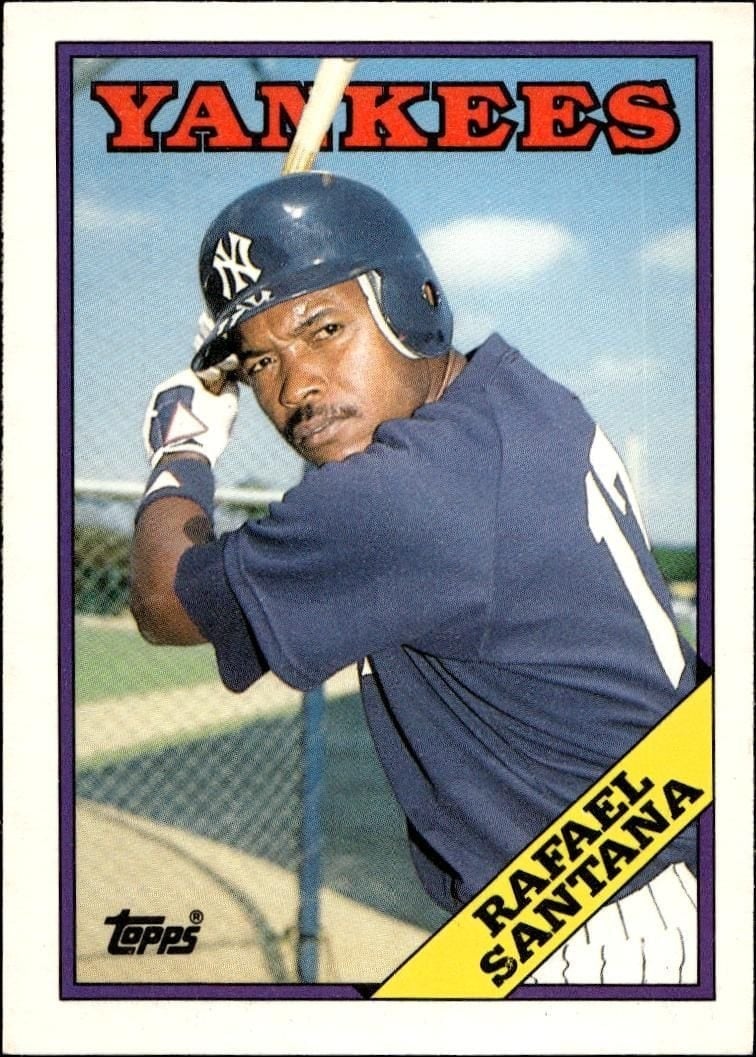 Rafael Santana 1988 Topps Traded #101T Baseball Trading Card - Front 1988 Topps Traded Rafael Santana #101T baseball trading card front