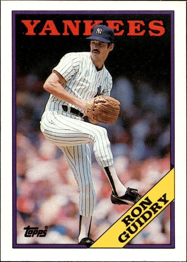 1988 topps Ron Guidry