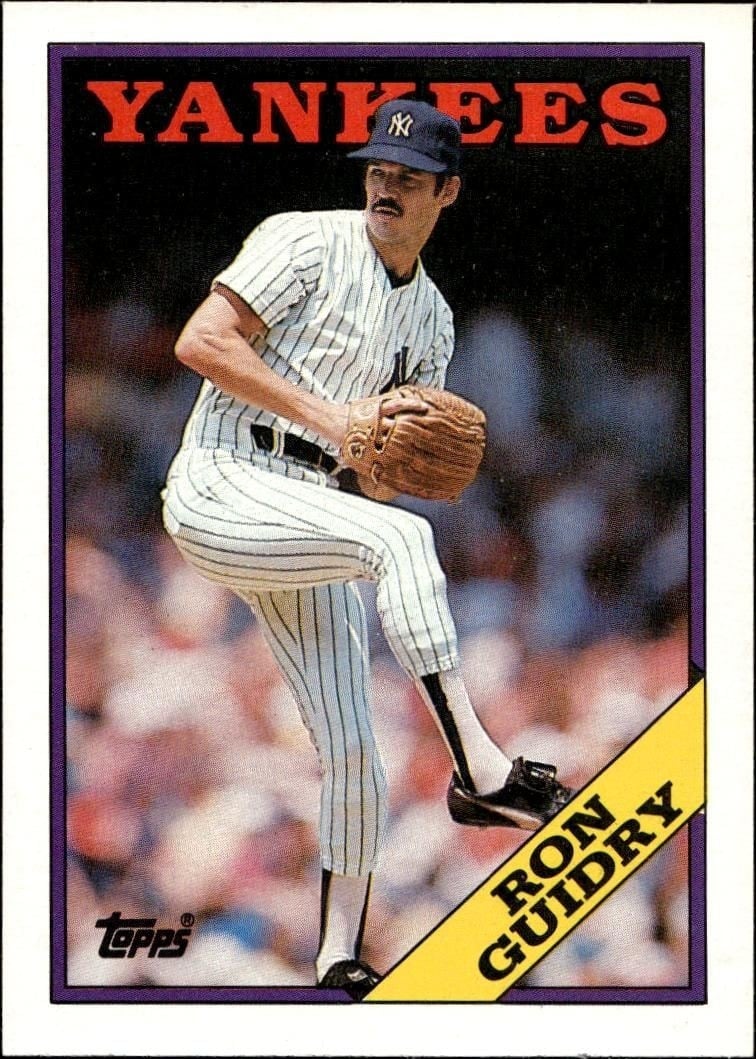 1988 Topps Ron Guidry #535 trading card