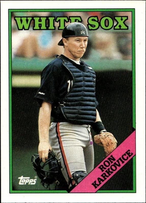 1988 Topps Ron Karkovice #86 trading card