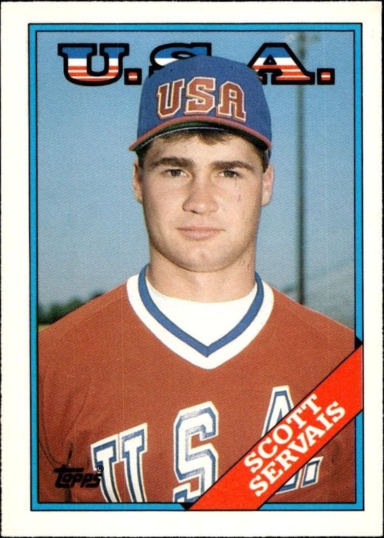 Scott Servais 1988 Topps Traded #106T Baseball Trading Card - Front 1988 Topps Traded Scott Servais #106T baseball trading card front