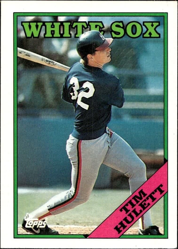 Tim Hulett 1988 Topps #158 Baseball Trading Card - Front 1988 Topps Tim Hulett #158 baseball trading card front