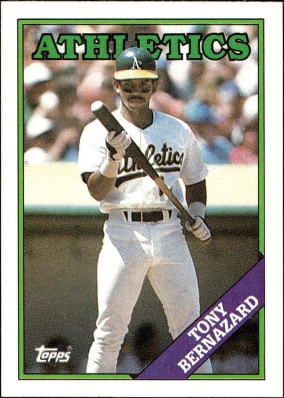 1988 Topps Tony Bernazard #122 trading card