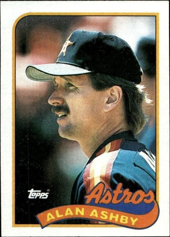 1989 topps Alan Ashby