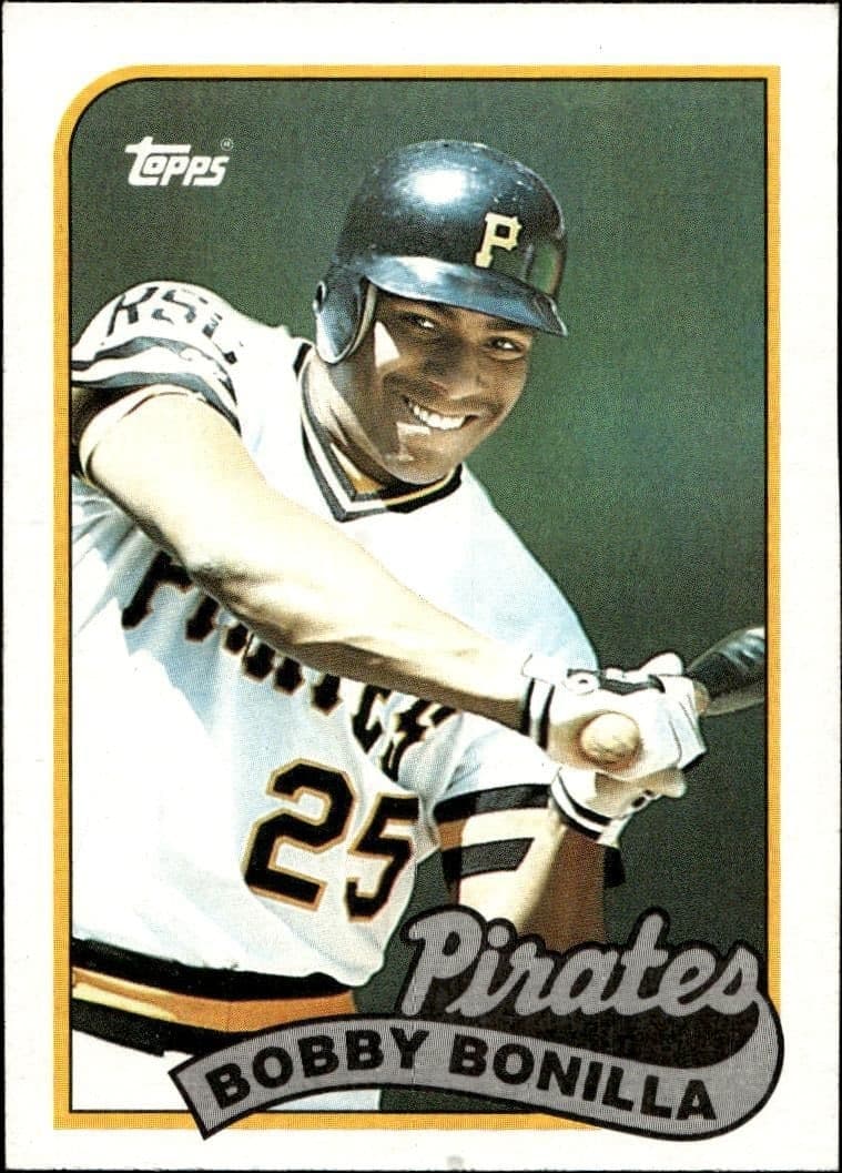 Bobby Bonilla 1989 Topps #440 Baseball Trading Card - Front 1989 Topps Bobby Bonilla #440 baseball trading card front