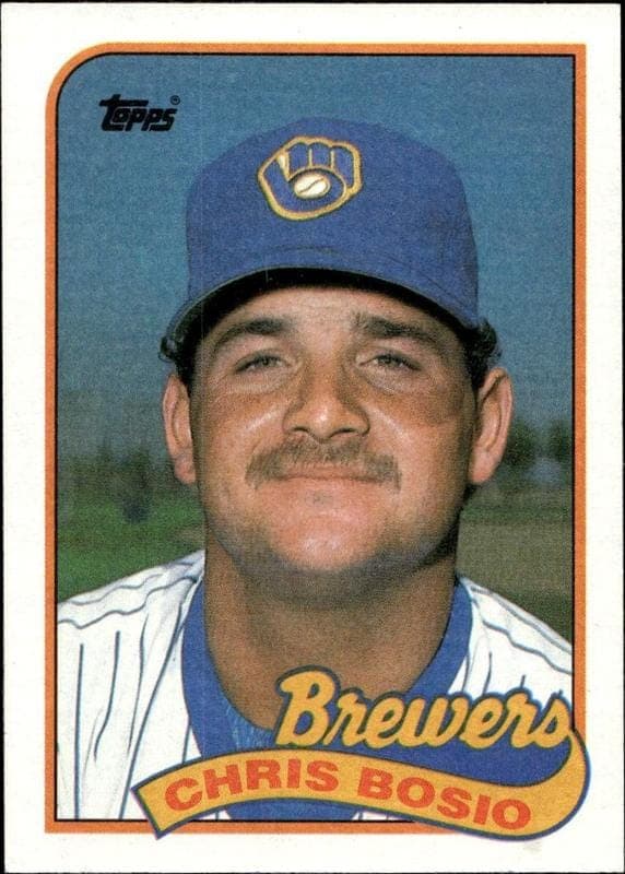 1989 Topps Chris Bosio #311 trading card
