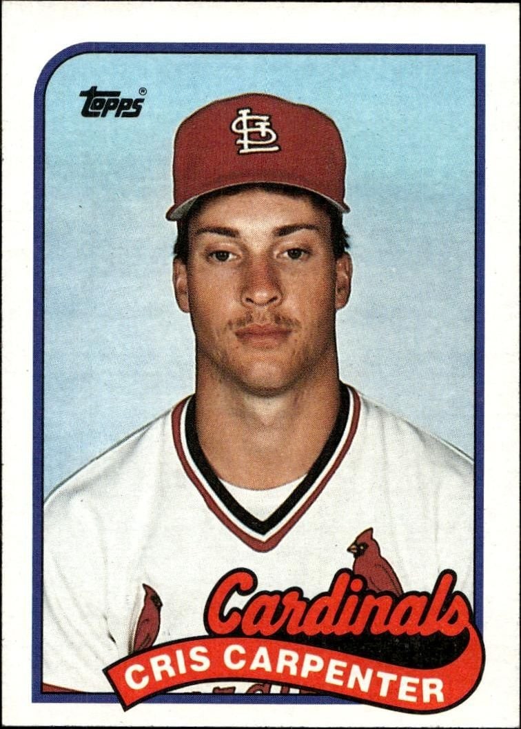 Cris Carpenter 1989 Topps #282 Baseball Trading Card - Front 1989 Topps Cris Carpenter #282 baseball trading card front