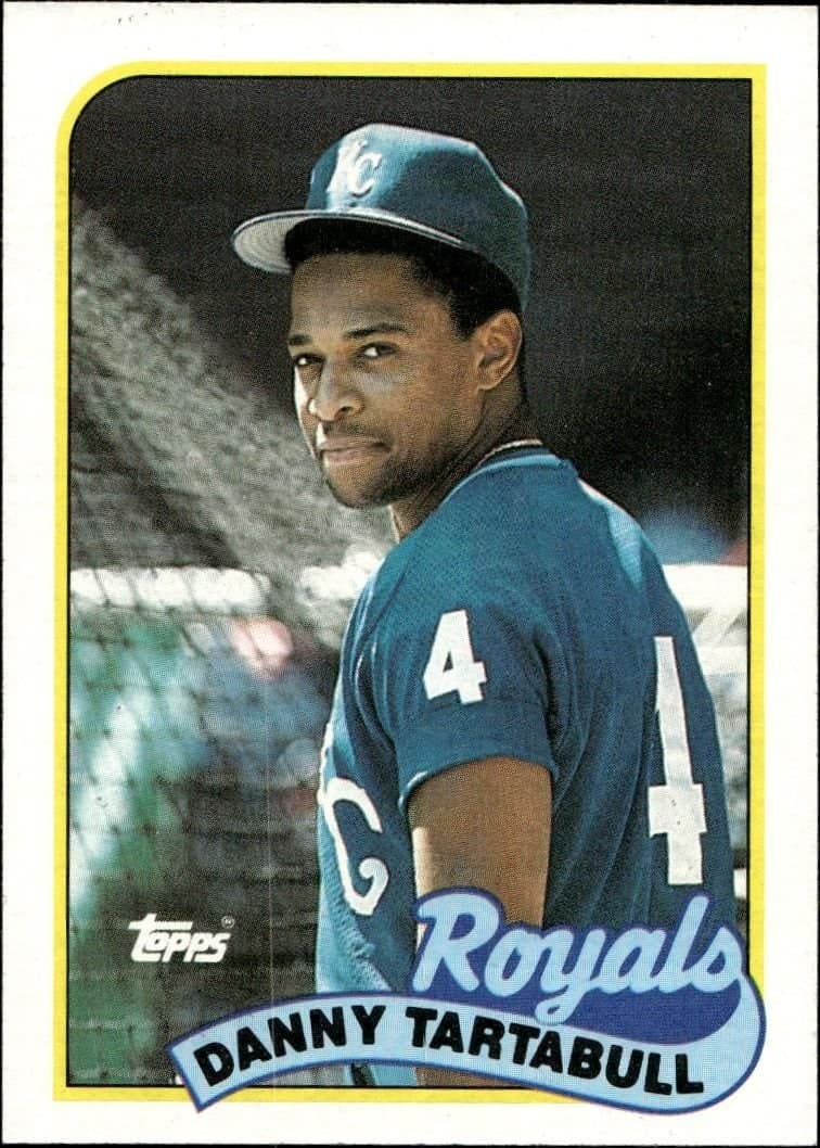Danny Tartabull 1989 Topps #275 Baseball Trading Card - Front 1989 Topps Danny Tartabull #275 baseball trading card front