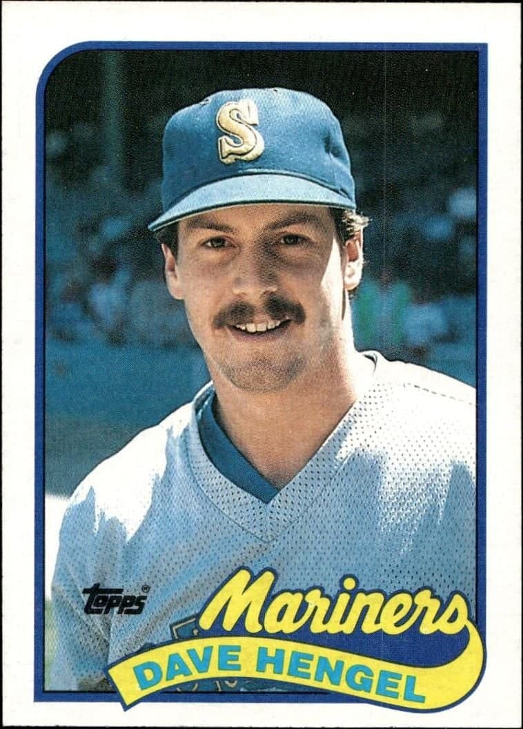 Dave Hengel 1989 Topps #531 Baseball Trading Card - Front 1989 Topps Dave Hengel #531 baseball trading card front