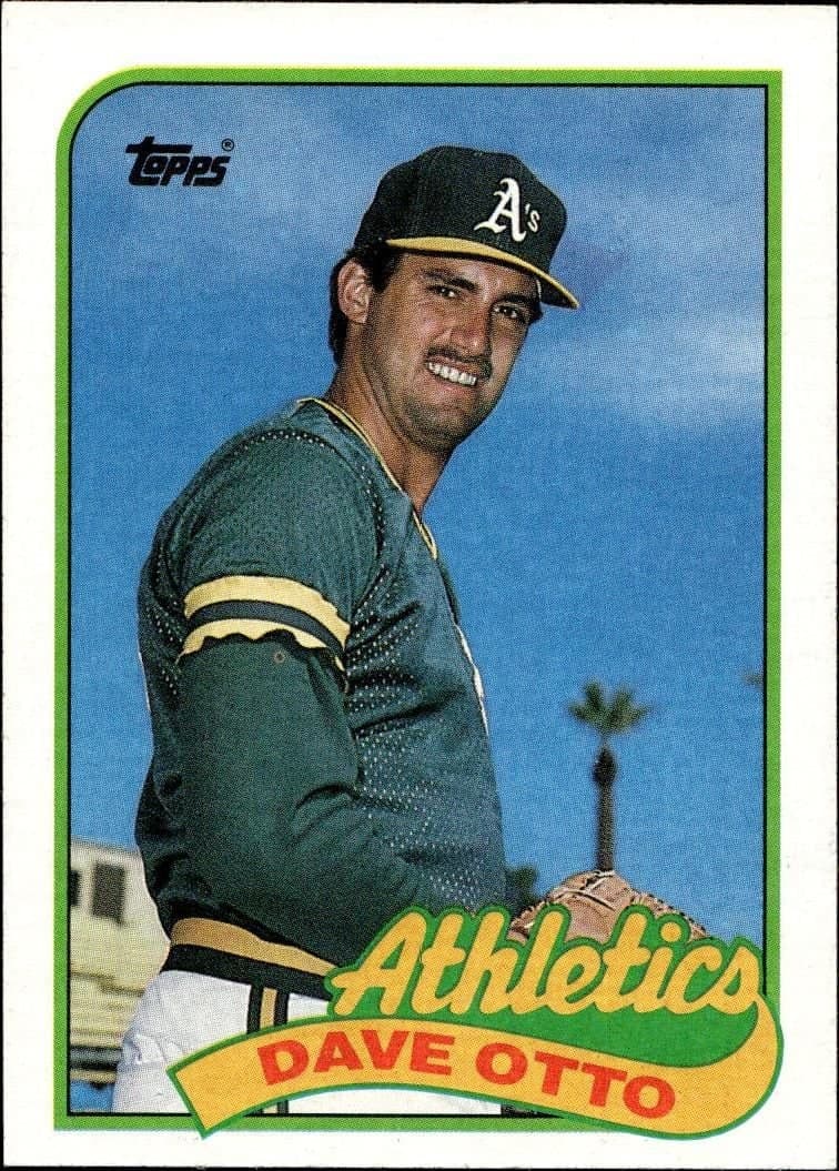 Dave Otto 1989 Topps #131 Baseball Trading Card - Front 1989 Topps Dave Otto #131 baseball trading card front