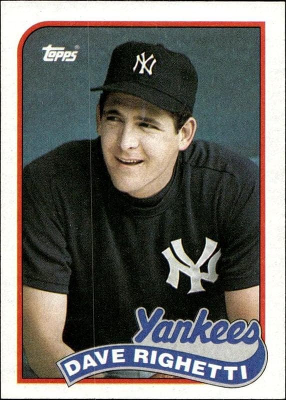 1989 Topps Dave Righetti #335 trading card