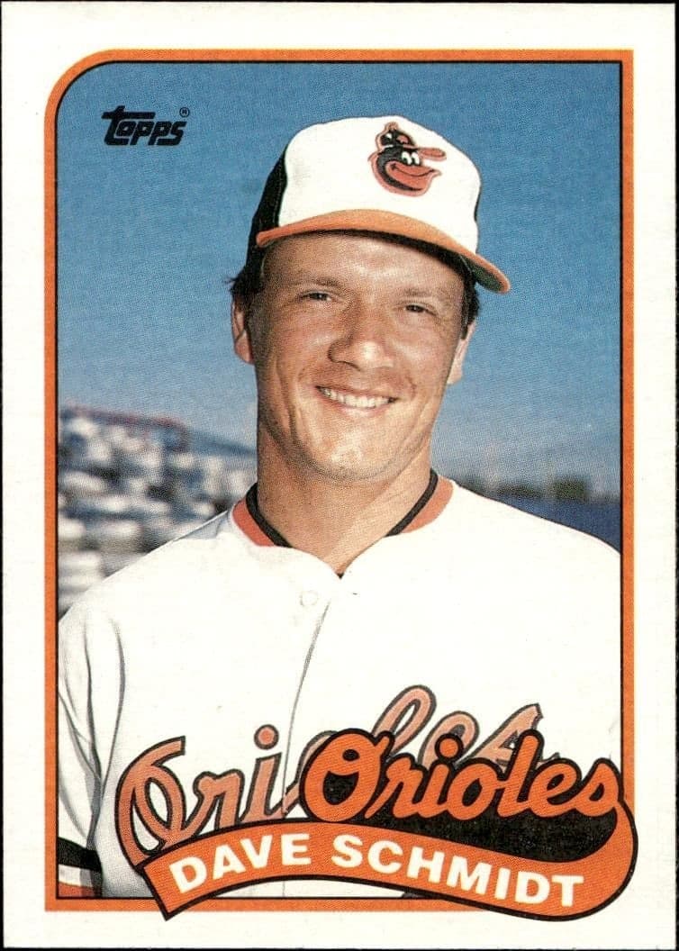 1989 Topps Dave Schmidt #677 trading card