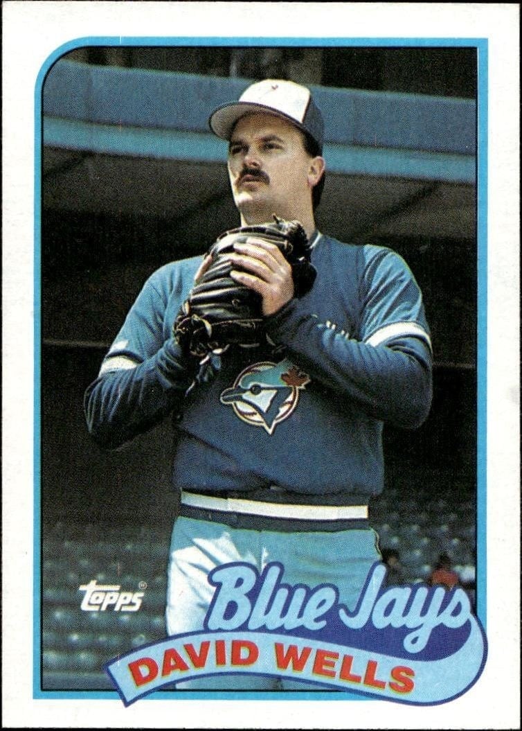 David Wells 1989 Topps #567 Baseball Trading Card - Front 1989 Topps David Wells #567 baseball trading card front