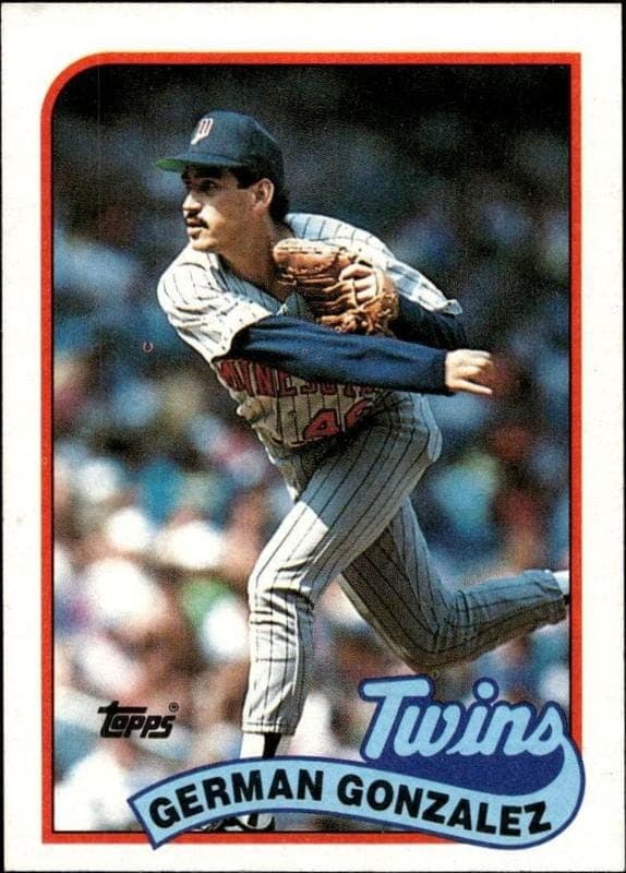 1989 Topps German Gonzalez #746 trading card
