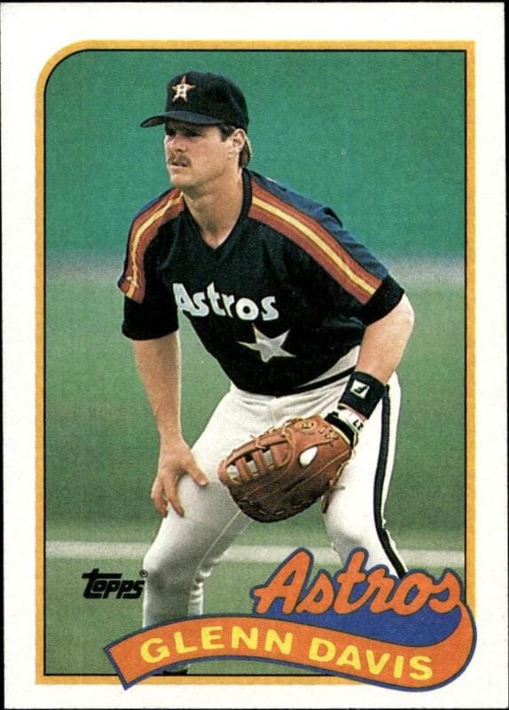 1989 Topps Glenn Davis #765 trading card