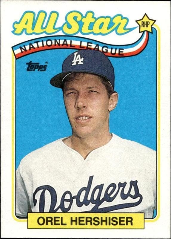 1989 Topps Orel Hershiser #394 trading card