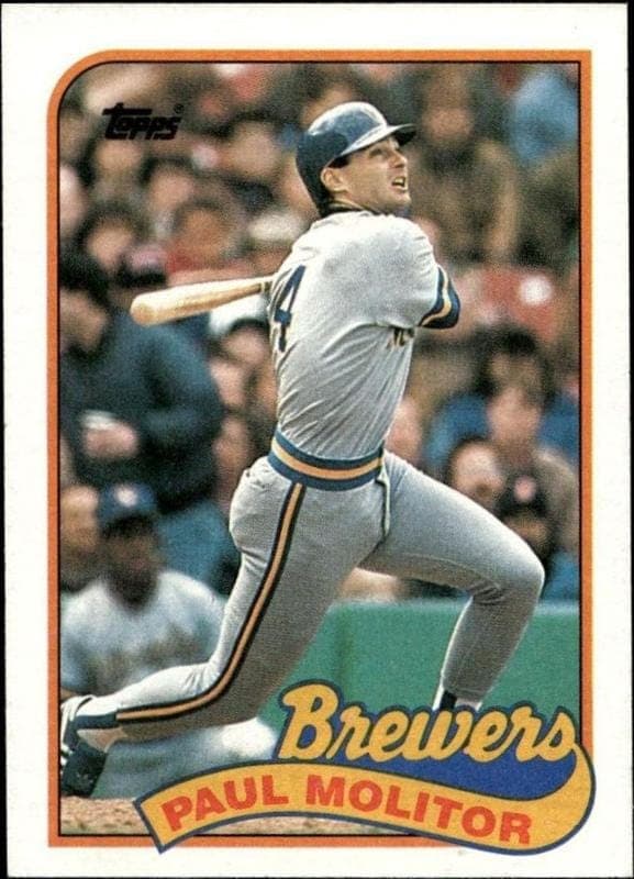 1989 topps Paul Molitor