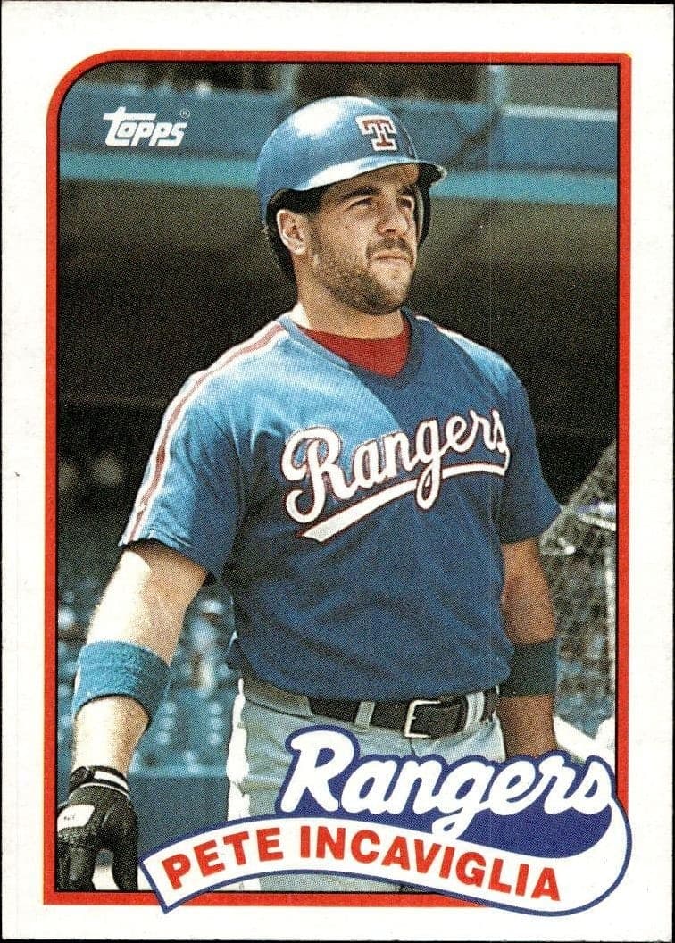 1989 Topps Pete Incaviglia #706 trading card