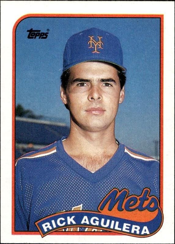 1989 Topps Rick Aguilera #257 trading card