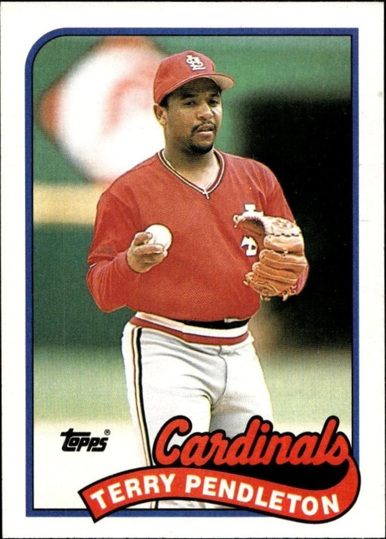 1989 Topps Terry Pendleton #375 trading card