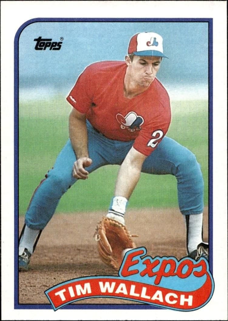 Tim Wallach 1989 Topps #720 Baseball Trading Card - Front 1989 Topps Tim Wallach #720 baseball trading card front
