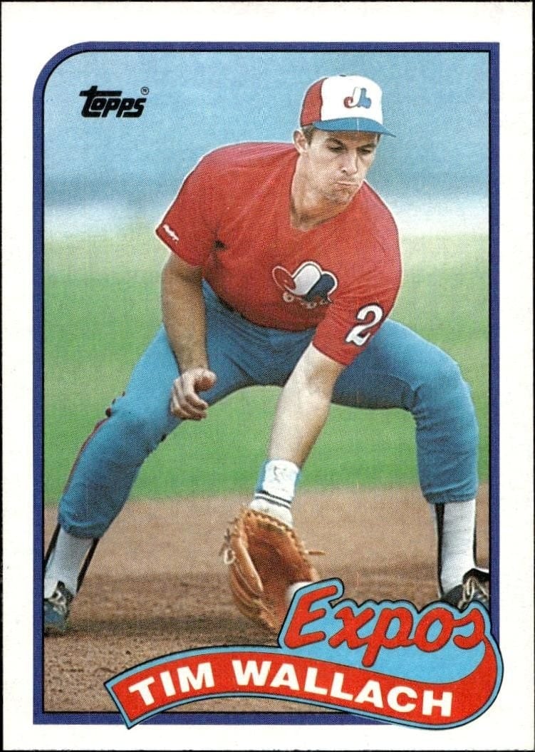 Tim Wallach 1989 Topps #720 Baseball Trading Card - Front 1989 Topps Tim Wallach #720 baseball trading card front