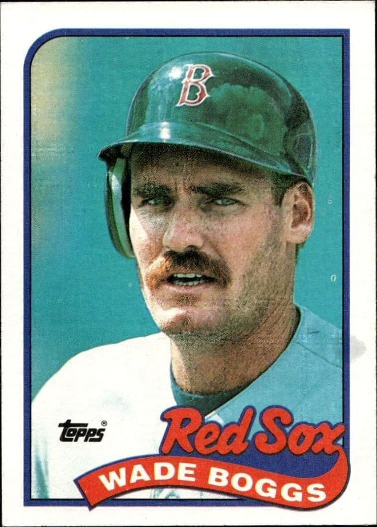 1989 Topps Wade Boggs #600 trading card
