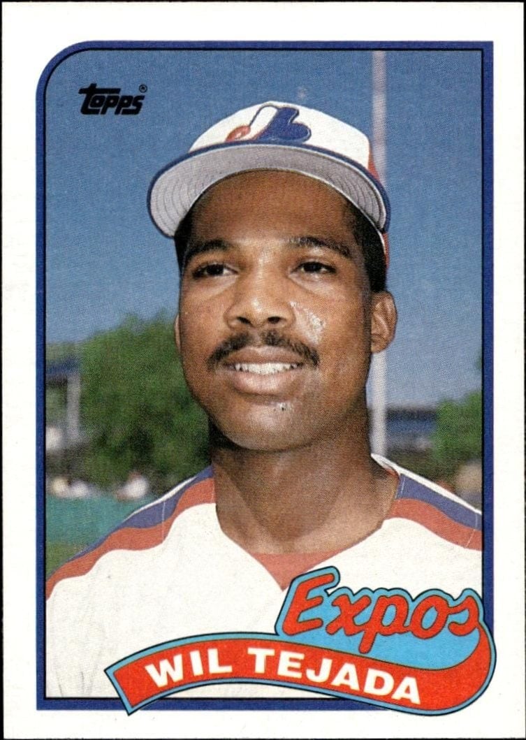 Wil Tejada 1989 Topps #747 Baseball Trading Card - Front 1989 Topps Wil Tejada #747 baseball trading card front