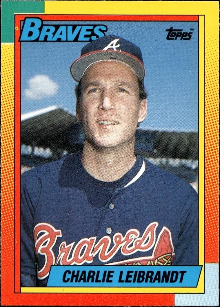 Charlie Leibrandt 1990 Topps Traded #60T Baseball Trading Card - Front 1990 Topps Traded Charlie Leibrandt #60T baseball trading card front