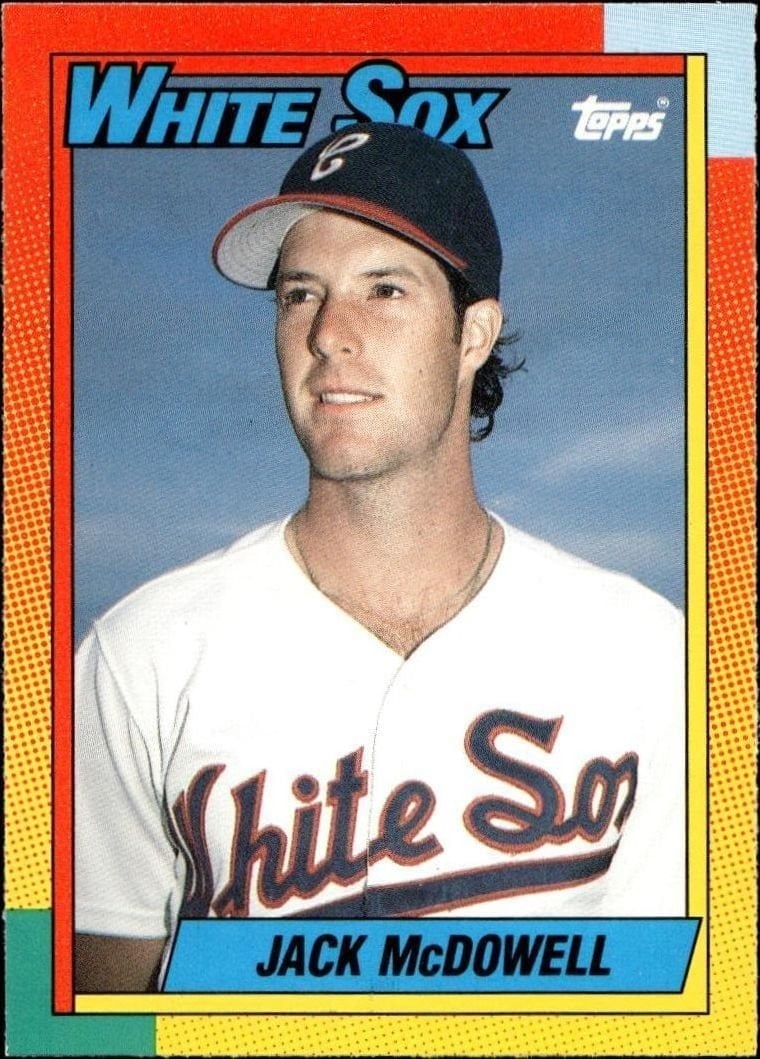 Jack McDowell 1990 Topps Traded #71T Baseball Trading Card - Front 1990 Topps Traded Jack McDowell #71T baseball trading card front
