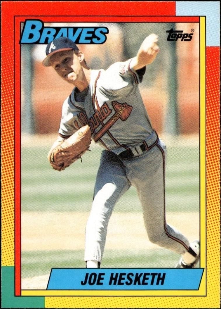 Joe Hesketh 1990 Topps Traded #40T Baseball Trading Card - Front 1990 Topps Traded Joe Hesketh #40T baseball trading card front