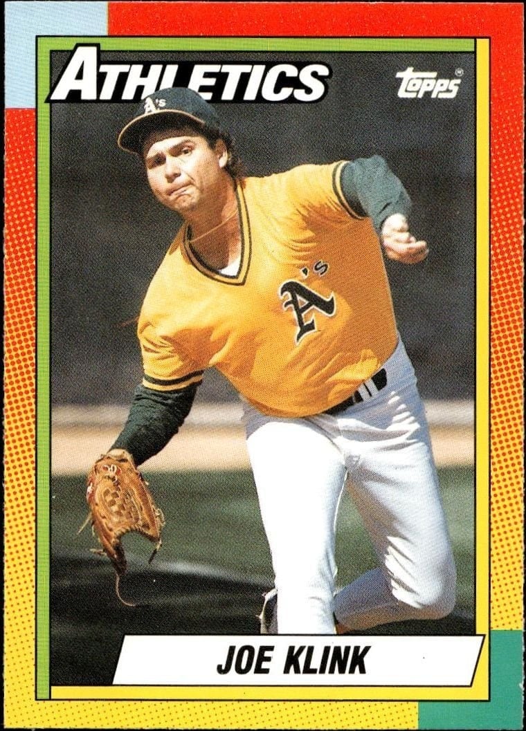 Joe Klink 1990 Topps Traded #51T Baseball Trading Card - Front 1990 Topps Traded Joe Klink #51T baseball trading card front