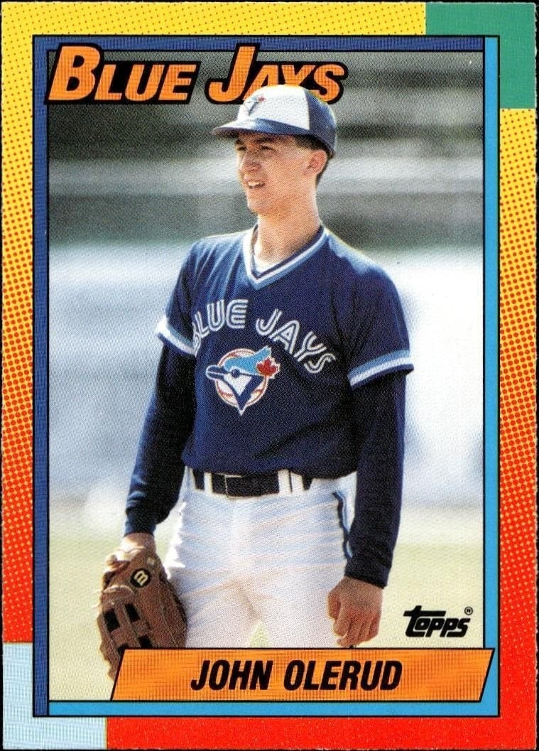 John Olerud 1990 Topps Traded #83T Baseball Trading Card - Front 1990 Topps Traded John Olerud #83T baseball trading card front