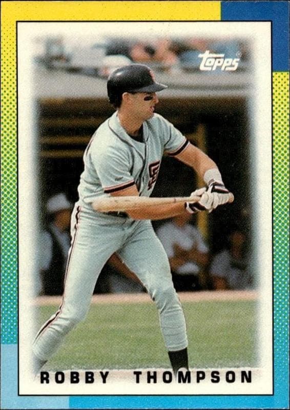 1990 topps Robby Thompson