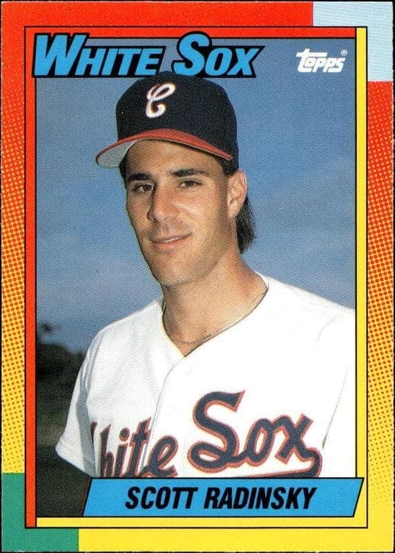 1990 Topps Traded Scott Radinsky #99T trading card