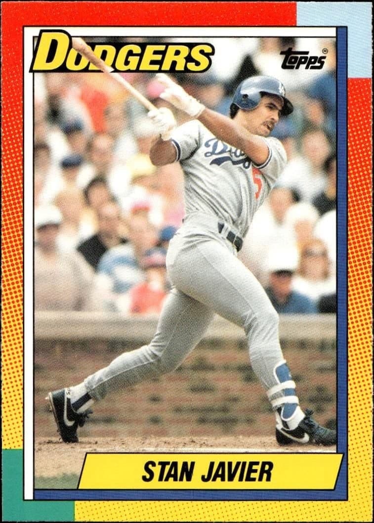 Stan Javier 1990 Topps Traded #47T Baseball Trading Card - Front 1990 Topps Traded Stan Javier #47T baseball trading card front