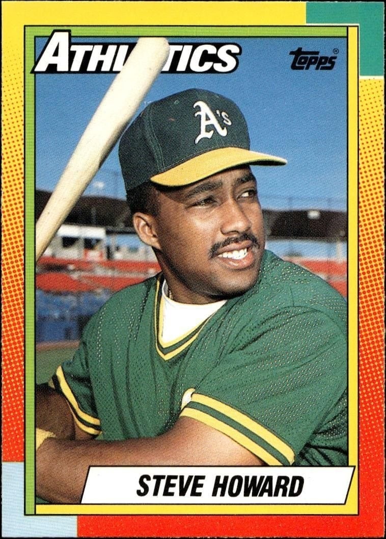 Steve Howard 1990 Topps Traded #43T Baseball Trading Card - Front 1990 Topps Traded Steve Howard #43T baseball trading card front