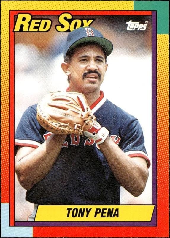 1990 topps Tony Pena