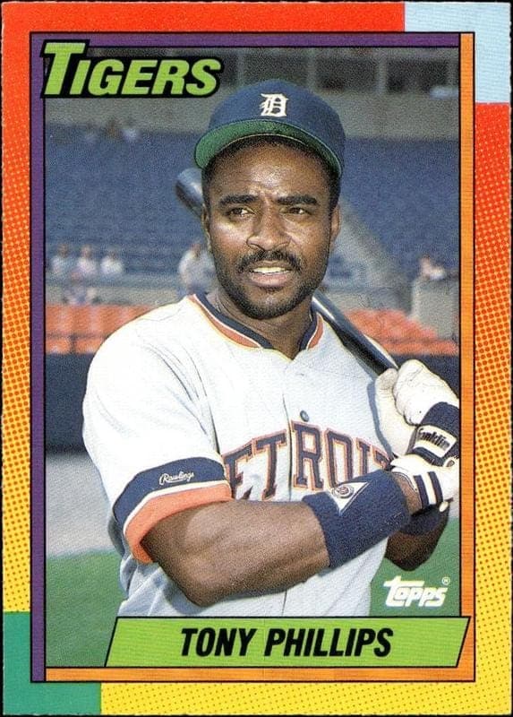 1990 topps Tony Phillips