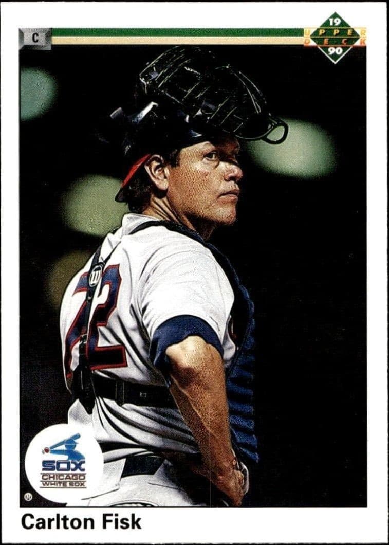 1990 Upper-Deck Carlton Fisk #367 trading card