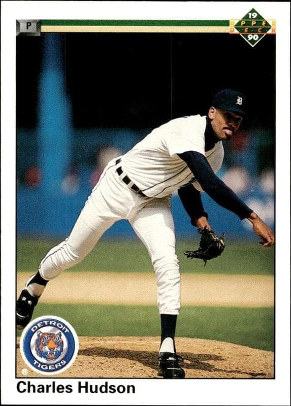 1990 upper-deck Charles Hudson