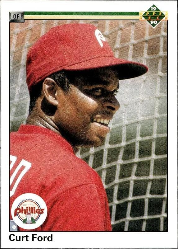 1990 Upper-Deck Curt Ford #490 trading card