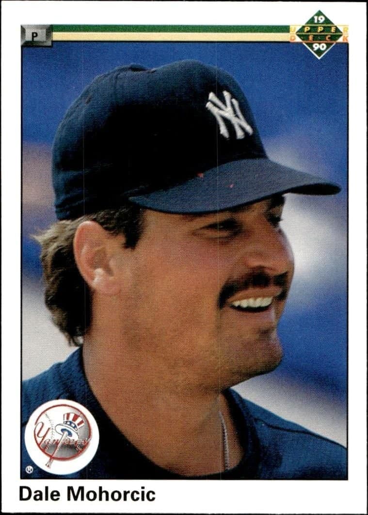Dale Mohorcic 1990 Upper Deck #530 Baseball Trading Card - Front 1990 Upper Deck Dale Mohorcic #530 baseball trading card front