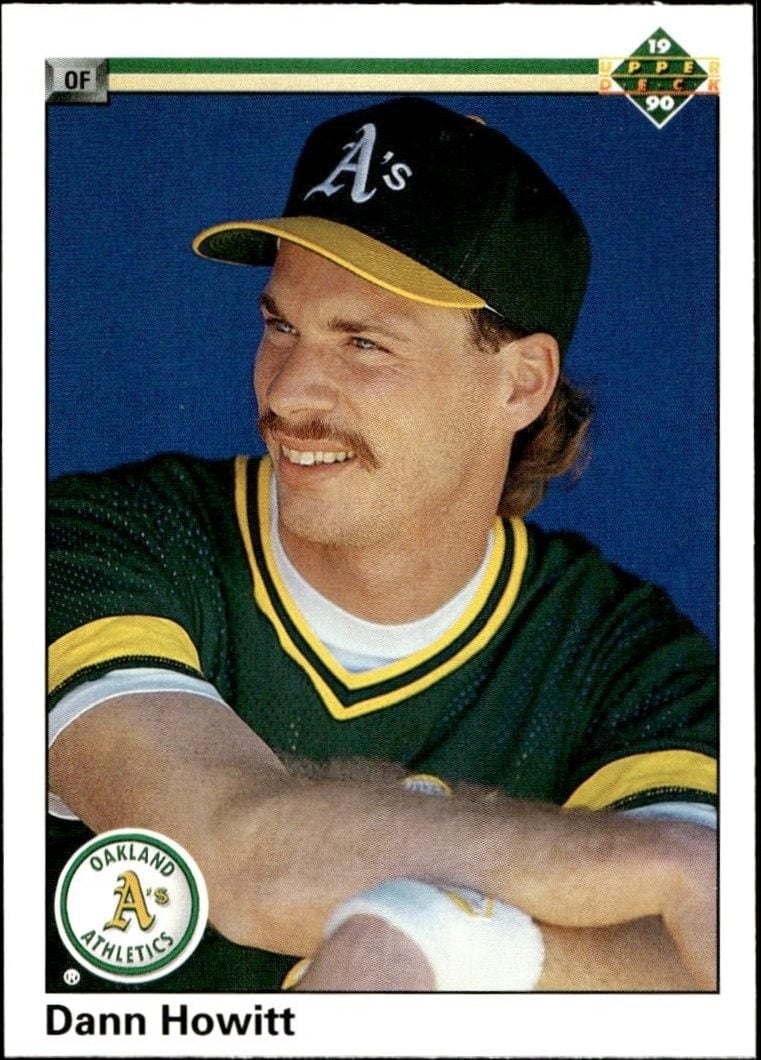 Dann Howitt 1990 Upper Deck #747 Baseball Trading Card - Front 1990 Upper Deck Dann Howitt #747 baseball trading card front
