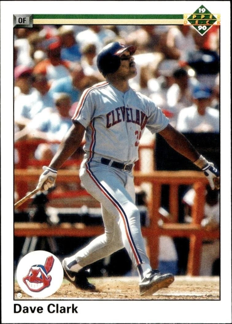 Dave Clark 1990 Upper Deck #449 Baseball Trading Card - Front 1990 Upper Deck Dave Clark #449 baseball trading card front
