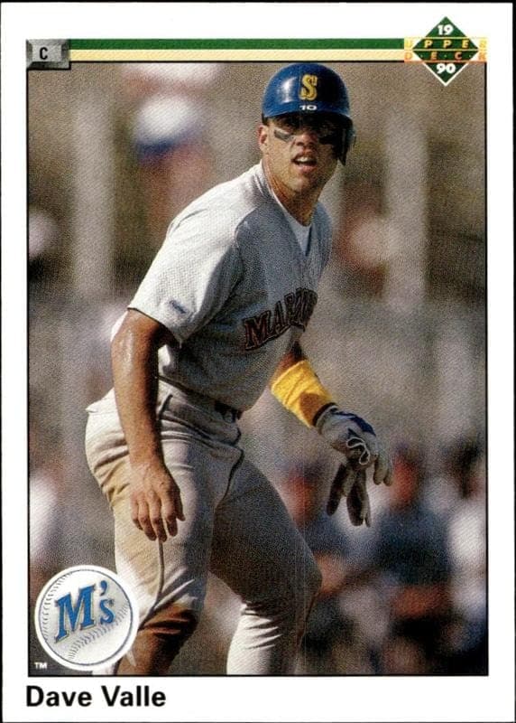 1990 Upper-Deck Dave Valle #451 trading card