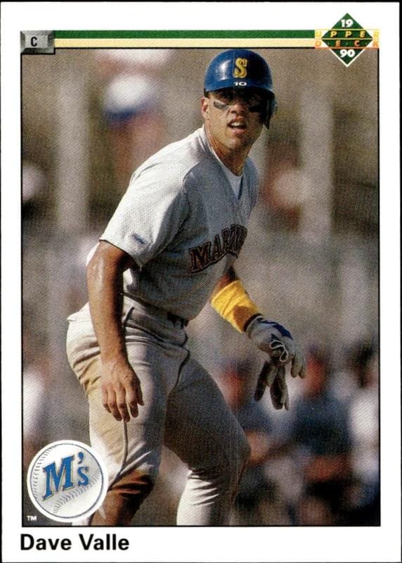 1990 Upper-Deck Dave Valle #451 trading card