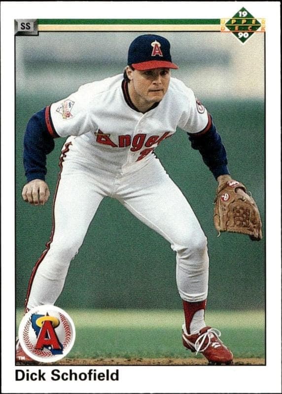 1990 Upper-Deck Dick Schofield #669 trading card