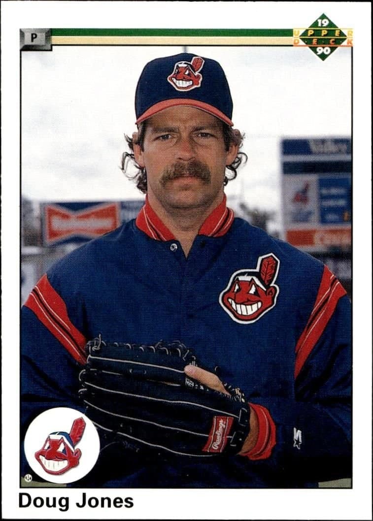 Doug Jones 1990 Upper Deck #632 Baseball Trading Card - Front 1990 Upper Deck Doug Jones #632 baseball trading card front