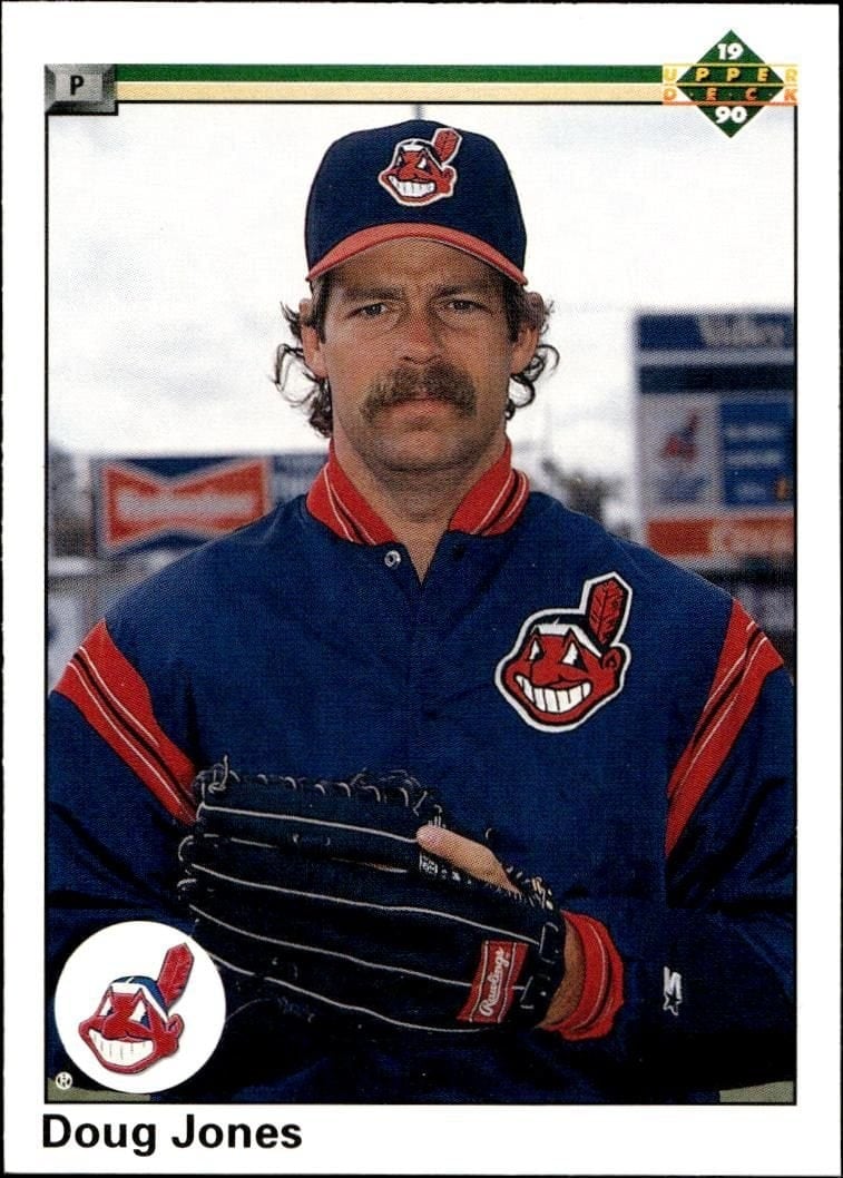 Doug Jones 1990 Upper Deck #632 Baseball Trading Card - Front 1990 Upper Deck Doug Jones #632 baseball trading card front